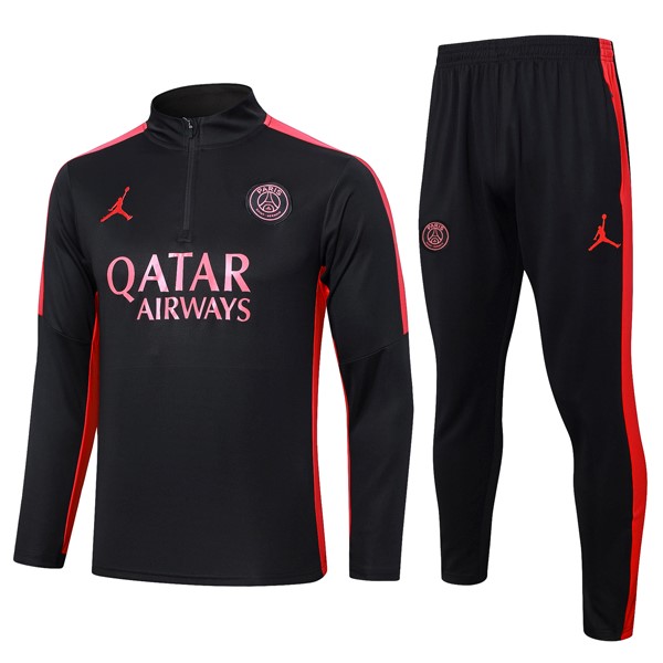 Sudadera De Training PSG 2024 2025 Negro Rosa